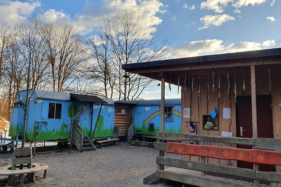Bauwägen im Waldkindergarten Traunstein